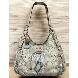 Coach 18929 Madison Maggie Limited Edition Python Shoulder Bag